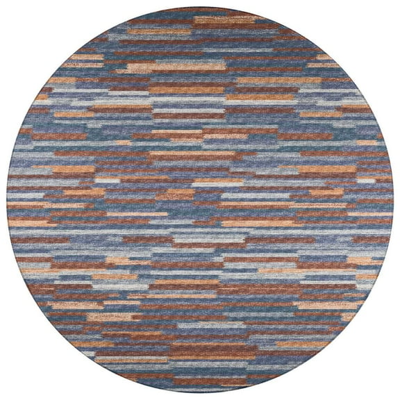 Dalyn Rug Company & Addison Rugs Indoor/Outdoor Sedona SN8 Denim Washable 10' x 10' Round Rug