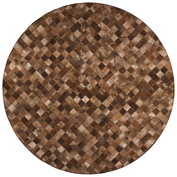 Dalyn Rugs Indoor/Outdoor Durango SS2 Bison Washable 8' x 8' Round Rug