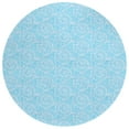 thumbnail image 1 of Dalyn Rug Company & Addison Rugs Indoor/Outdoor Surfside ASR41 Aqua Washable 8' x 8' Round Rug, 1 of 7