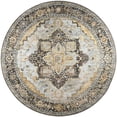 thumbnail image 1 of Dalyn Jericho Area Rug JC2-Pewter JC2PW4RO Pewter, 4' x 4', 1 of 5