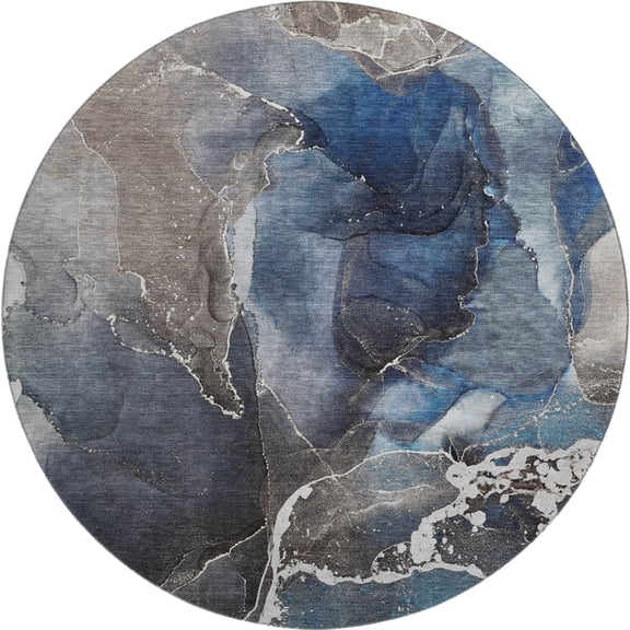 Dalyn Odyssey Area Rug OY3-Blue OY3BU8RO Blue, 8' x 8'