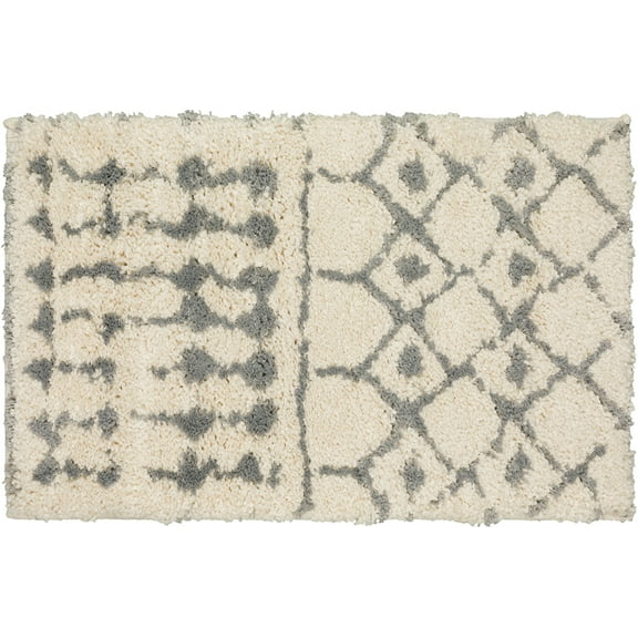 Dalyn Rug Company & Addison Rugs Marquee MQ2 Ivory/Midnight 1'8" x 2'6" Rug