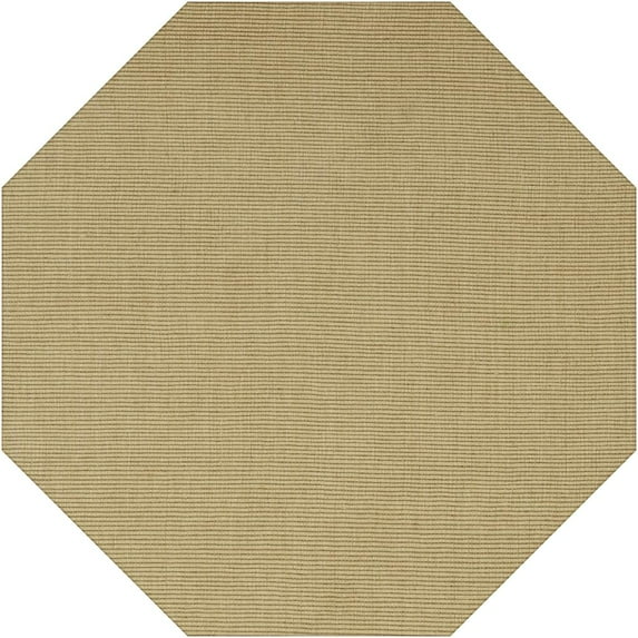 Monaco Sisal MC100 Gold Transitional Rug 4' X 4'