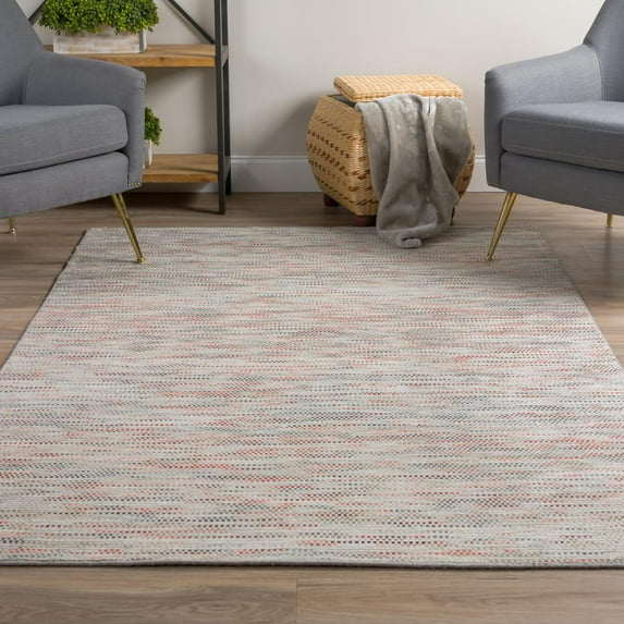 Addison Rugs Phoenix 9' x 13' Tonal Solid Transitional Wool Area Rug in Gray