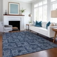 thumbnail image 1 of Addison Rugs Mayfield Washable Transitional Squares Blue Rectangle Rug, 8' x 10', 1 of 6