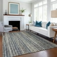thumbnail image 1 of Addison Rugs Mayfield Washable Transitional Textured Stripes Earth Rectangle Rug, 3' x 5', 1 of 6