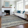 thumbnail image 1 of Addison Rugs Mayfield Washable Transitional Loops, Lines Gray Rectangle Rug, 3' x 5', 1 of 6