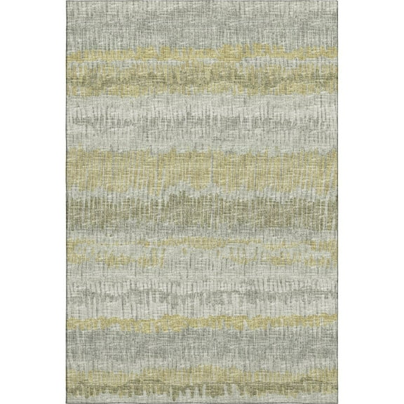 Addison Rugs Mayfield Washable Transitional Loops, Lines Sage Rectangle Rug, 8' x 10'