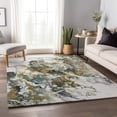 thumbnail image 1 of Addison Rugs Mayfield Washable Contemporary Abstract Smoke Rectangle Rug, 5' x 7'6", 1 of 6