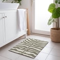 thumbnail image 1 of Addison Rugs Mayfield Washable Animal Skin Pattern Zebra Taupe Rectangle Rug, 1'8" x 2'6", 1 of 5