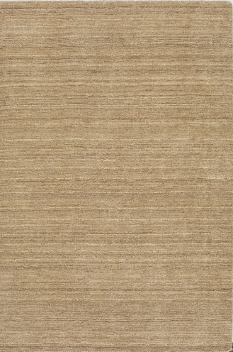 Handmade Tufted Linen & Wool Rustic Accent Rug - 3'6" x 5'6"