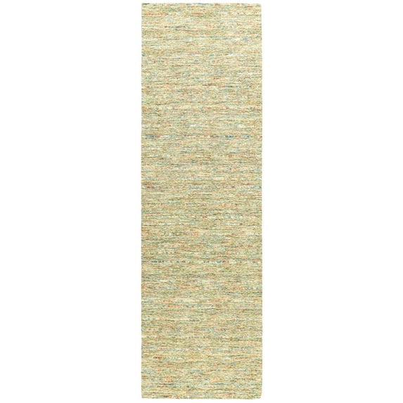 Reya RY7 Green Casual Rug 2' 6" X 20'