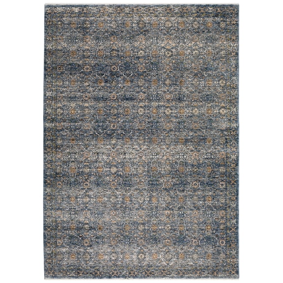 Dalyn Rugs Ravenna RN11 Teal Indoor/Outdoor, Luxury Washable, Bedroom, Living Room, Dining Room, Kitchen, Patio Rug, 5' x 7'10", Navy