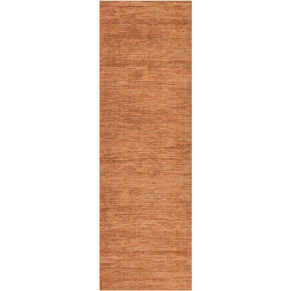 Zion ZN1 Orange Casual Rug 2' 6" X 10'
