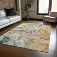 thumbnail image 1 of Addison Rugs Chantille Indoor/Outdoor Contemporary Watercolors Beige Washable Rectangle Rug, 2'6" x 3'10", 1 of 5