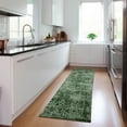 thumbnail image 1 of Addison Rugs Chantille Indoor/Outdoor Transitional Organic Emerald Washable Runner Rug, 2'3" x 7'6", 1 of 6
