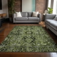 thumbnail image 1 of Addison Rugs Chantille Indoor/Outdoor Traditional Oriental Olive Washable Rectangle Rug, 8' x 10', 1 of 5