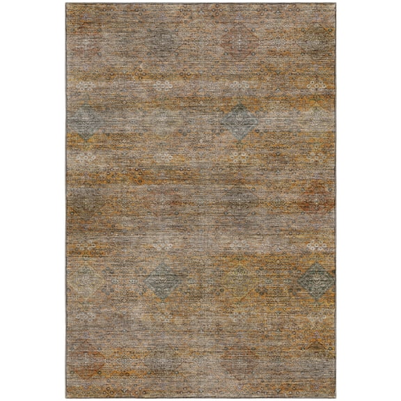 Dalyn Rugs Aristo AR1 Terracotta 2'6" x 3'10" Machine Washable, Bedroom, Living Room, Dining Room, Kitchen, Patio Rug