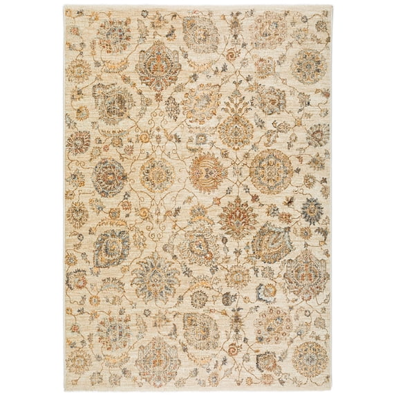 Dalyn Rugs Bergama Area Rug BE5 BE5IV9X13 Ivory, 9' x 13'2"