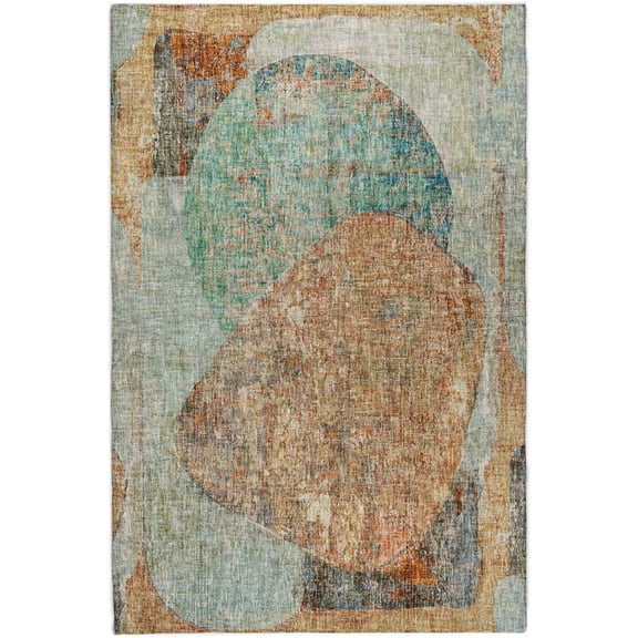 Dalyn Rugs Boca Area Rug BO11 BO11TE5X8 Teal, 5' x 7'6"