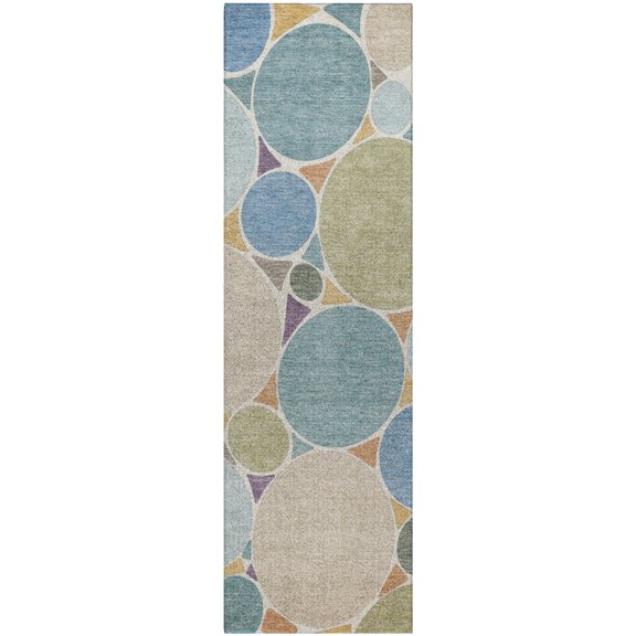 Dalyn Rugs Kenner KN1 Seaside 2'3" x 7'6" Luxury Washable, Bedroom, Living Room, Dining Room, Kitchen, Patio Runner Rug