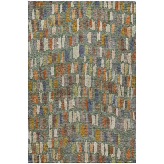 Dalyn Rugs Kenner KN5 Basil 5' x 7'6" Luxury Washable, Bedroom, Living Room, Dining Room, Kitchen, Patio Rug