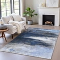 thumbnail image 1 of Addison Rugs Chantille Indoor/Outdoor Transitional Abstract Navy Machine Washable Rectangle Rug, 5' x 7'6", 1 of 8