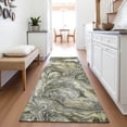 thumbnail image 1 of Addison Rugs Chantille Indoor/Outdoor Transitional Abstract Pewter Machine Washable Runner Rug, 2'3" x 7'6", 1 of 8