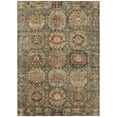thumbnail image 1 of HomeRoots 629435 9 x 12 ft. Artichoke Green, Gold & Beige Medallion Washable Traditional Indoor & Outdoor Rectangle Area Rug, 1 of 9