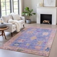 thumbnail image 1 of Addison Rugs Chantille Indoor/Outdoor Traditional Global Purple Machine Washable Rectangle Rug, 9' x 12', 1 of 8