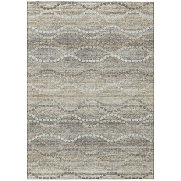 Dalyn Rugs Machine Washable Indoor/Outdoor Chantille ACN2030 Beige 10' x 14' Rug