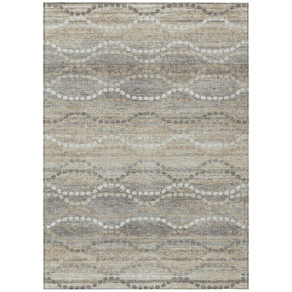 Dalyn Rugs Machine Washable Indoor/Outdoor Chantille ACN2030 Beige 3' x 5' Rug