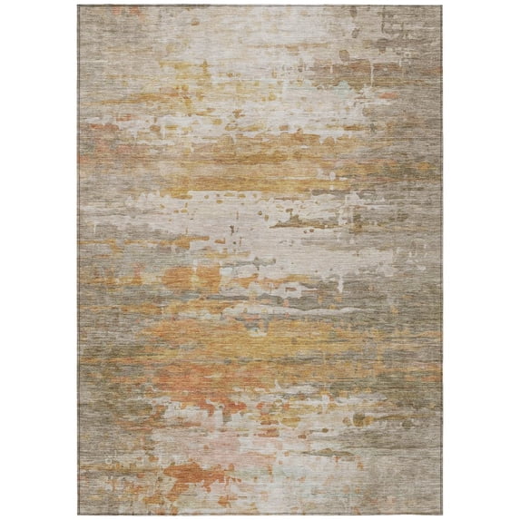 Dalyn Rugs Machine Washable Indoor/Outdoor Chantille ACN2034 Khaki 3' x 5' Rug