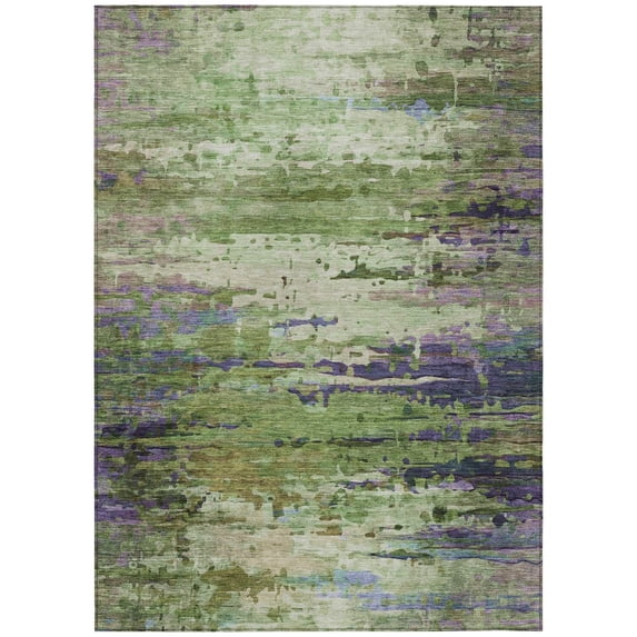 Dalyn Rugs Machine Washable Indoor/Outdoor Chantille ACN2035 Green 2'6" x 3'10" Rug
