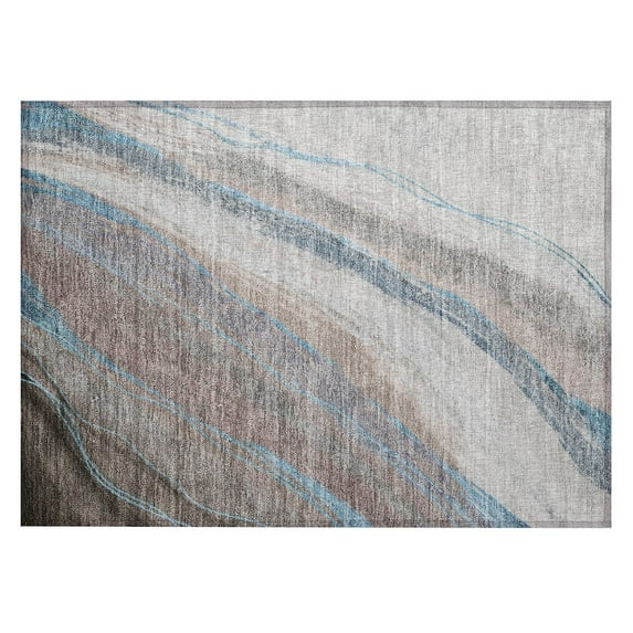 Dalyn Rugs Machine Washable Indoor/Outdoor Chantille ACN2036 Brown 1'8" x 2'6" Rug