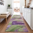 thumbnail image 1 of Addison Rugs Chantille Indoor/Outdoor Transitional Abstract Purple Machine Washable Runner Rug, 2'3" x 7'6", 1 of 8