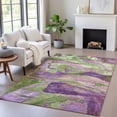 thumbnail image 1 of Addison Rugs Chantille Indoor/Outdoor Transitional Abstract Purple Machine Washable Rectangle Rug, 3' x 5', 1 of 8