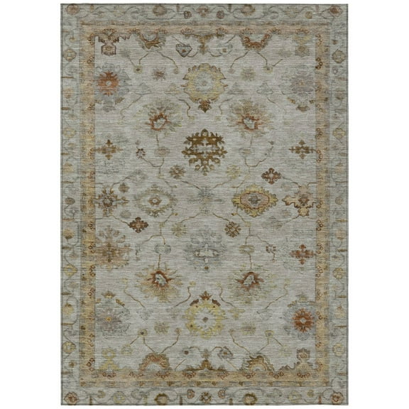 Dalyn Rugs Machine Washable Indoor/Outdoor Chantille ACN2045 Taupe 3' x 5' Rug
