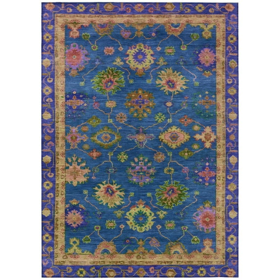 Dalyn Rugs Machine Washable Indoor/Outdoor Chantille ACN2046 Blue 2'6" x 3'10" Rug