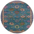 thumbnail image 1 of Dalyn Rugs Machine Washable Indoor/Outdoor Chantille ACN2046 Teal 8' x 8' Round Rug, 1 of 7
