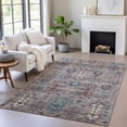 thumbnail image 1 of Addison Rugs Chantille Indoor/Outdoor Traditional Global Gray Machine Washable Rectangle Rug, 3' x 5', 1 of 8