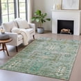 thumbnail image 1 of Addison Rugs Chantille Indoor/Outdoor Traditional Global Sage Machine Washable Rectangle Rug, 5' x 7'6", 1 of 8