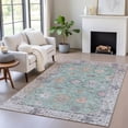 thumbnail image 1 of Addison Rugs Chantille Indoor/Outdoor Traditional Global Mint Machine Washable Rectangle Rug, 8' x 10', 1 of 8