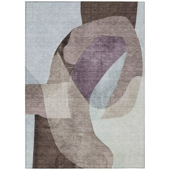 Dalyn Rugs Machine Washable Indoor/Outdoor Chantille ACN2058 Brown 2'6" x 3'10" Rug