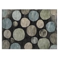 thumbnail image 1 of Dalyn Rugs Machine Washable Indoor/Outdoor Chantille ACN2062 Black 1'8" x 2'6" Rug, 1 of 7