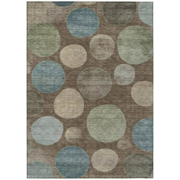 Dalyn Rugs Machine Washable Indoor/Outdoor Chantille ACN2062 Chocolate 2'6" x 3'10" Rug