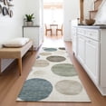 thumbnail image 1 of Addison Rugs Chantille Indoor/Outdoor Transitional Geometric Ivory Machine Washable Runner Rug, 2'3" x 7'6", 1 of 8