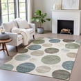 thumbnail image 1 of Addison Rugs Chantille Indoor/Outdoor Transitional Geometric Ivory Machine Washable Rectangle Rug, 8' x 10', 1 of 8