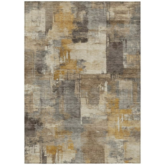 Dalyn Rugs Machine Washable Indoor/Outdoor Chantille ACN2069 Brown 5' x 7'6" Rug