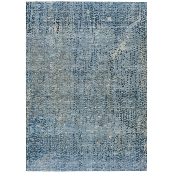 Dalyn Rugs Machine Washable Indoor/Outdoor Chantille ACN2088 Blue 10' x 14' Rug